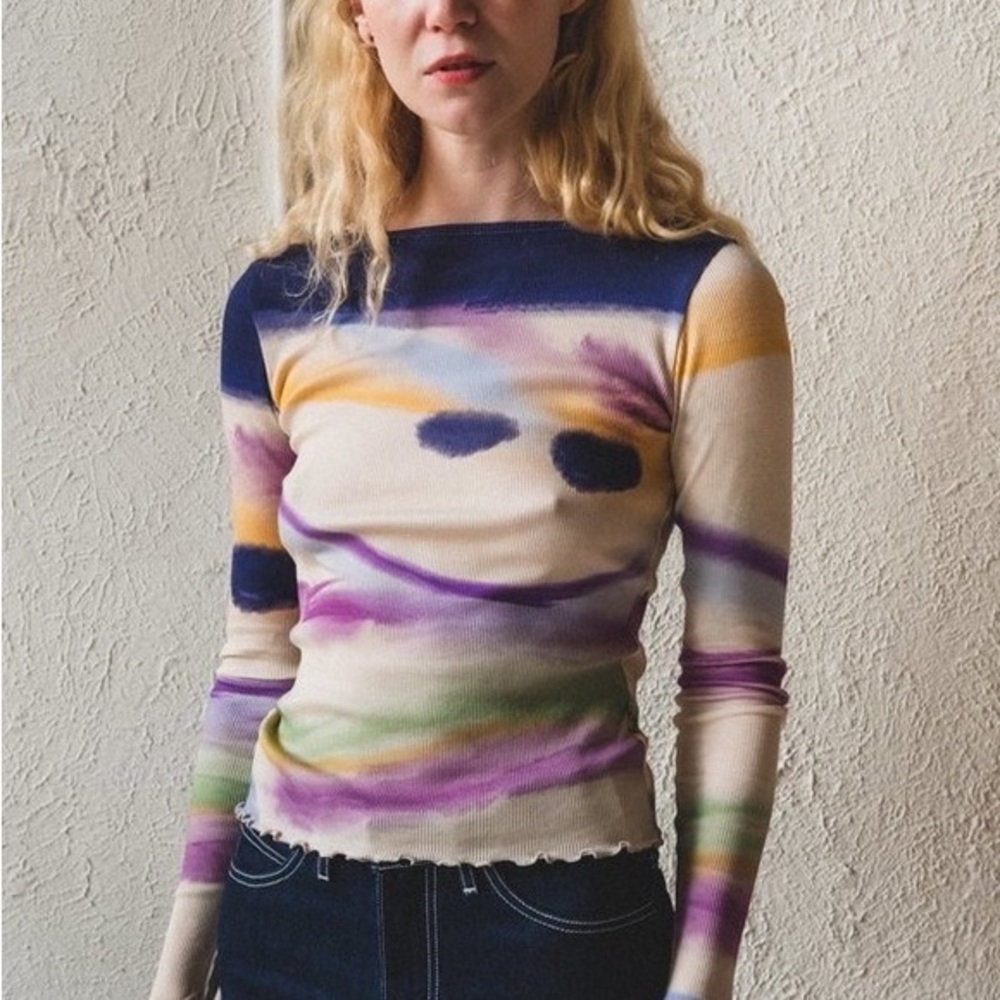 SOLD Paloma Wool Nucleo Long Sleeve Top - S